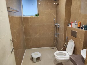 Bathroom in 3 BHK Apartment at La Prisma, Dhakoli – for Rent