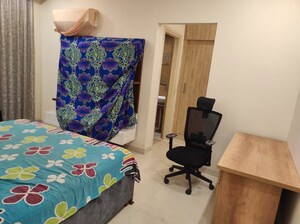 Bedroom in 3 BHK Apartment at La Prisma, Dhakoli – for Rent