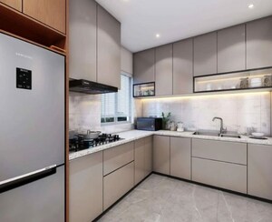 Kitchen in 3 BHK Apartment at Matigara – for Sale