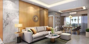 Living Room in 3 BHK Apartment at Matigara – for Sale