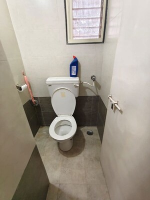 Bathroom in 1 BHK Apartment at Puranik Aarambh, Ghodbunder Road – for Rent