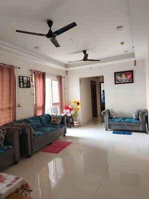 Living Room in 2 BHK Apartment at Ganga Legend, Bavdhan – for Rent