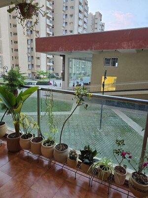 Balcony in 2 BHK Apartment at Meda Heights, Bellandur – for Rent