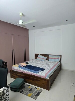 Bedroom in 2 BHK Apartment at Meda Heights, Bellandur – for Rent
