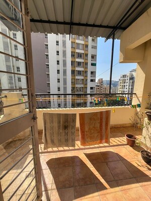 Balcony in 3 BHK Apartment at Yashodhan Apple Blossom, Bavdhan – for Rent