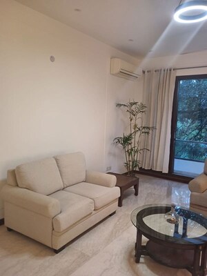 Living Room in 3 BHK Builder Floor at Defence Colony – for Rent