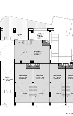 Floor Plan in  Showroom at Wakad – for Rent