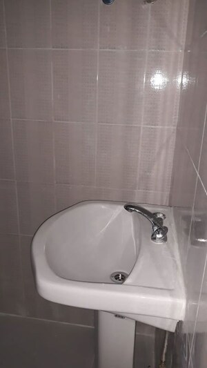 Bathroom in 3 BHK Apartment at Sai Apartment, Indira Nagar – for Rent