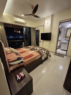 Bedroom in 3 BHK Apartment at Runwal Symphony, Santacruz East – for Rent