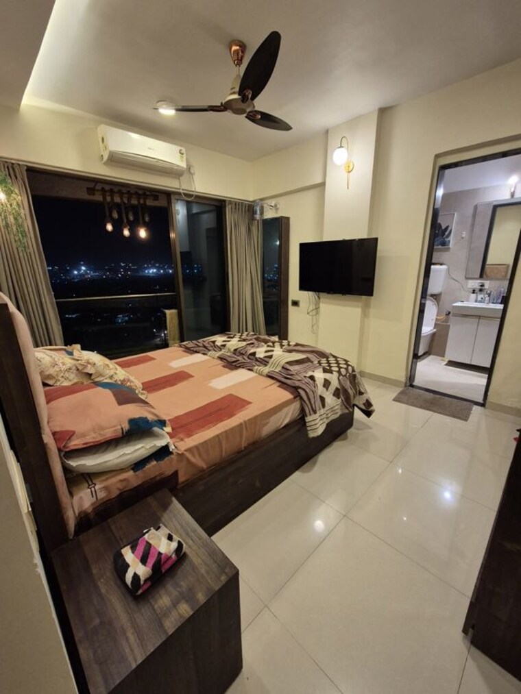 Bedroom, runwal-symphony 3 Bedroom 1400 Sq.Ft. Apartment In Santacruz East Mumbai 10212493