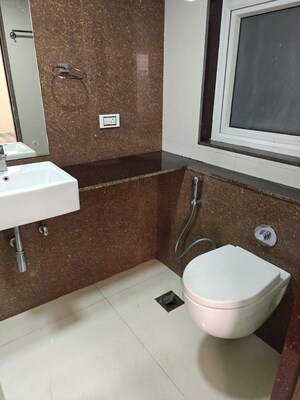 Bathroom in 3 BHK Apartment at Ganga Legend, Bavdhan – for Rent
