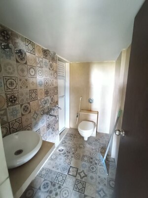 Bathroom in 1 BHK Apartment at Mehta Amrut Pearl, Kalyan West – for Rent
