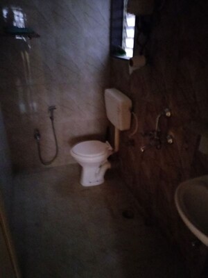 Attached Bathroom in 2 BHK Apartment at Laxmi Kailash Garden , Kalyan West – for Rent
