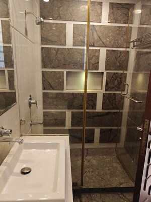 Bathroom in 4 BHK Builder Floor at Defence Colony – for Rent