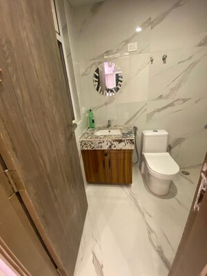 Bathroom in 3 BHK Builder Floor at M3M Soulitude, Sector 89 – for Rent