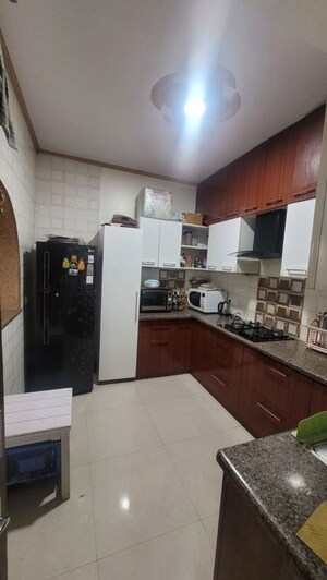 Kitchen in 3 BHK Apartment at Vasant Kunj – for Rent