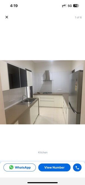 Kitchen in 1 RK Apartment at Bramhacorp Townhouse, Balewadi – for Rent