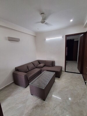 Living Room in 2 BHK Builder Floor at RWA Residential Society, Sector 40 – for Rent