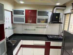 Kitchen in 3 BHK Apartment at Ganesham Phase I, Pimple Saudagar – for Sale
