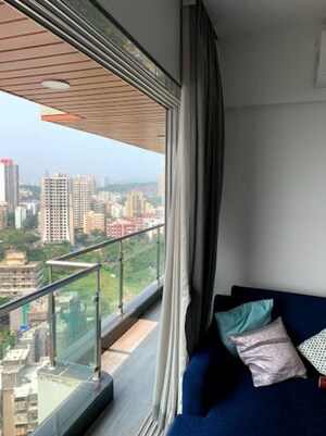 Balcony in 1 BHK Apartment at Conwood Astoria, Goregaon East – for Rent