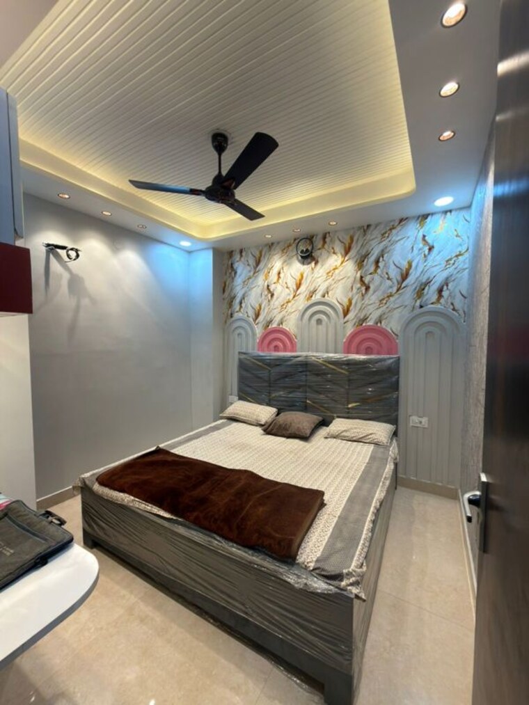 Bedroom, dwarka mor 2 Bedroom 700 Sq.Ft. Builder Floor In Dwarka Mor Delhi 10212776