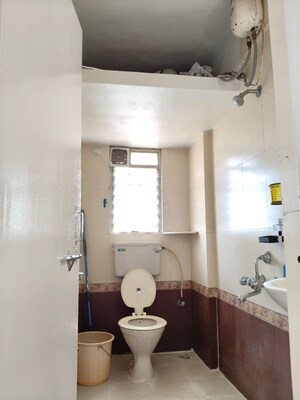 Bathroom in 3 BHK Apartment at Mathwad Prangan, Kothrud – for Rent