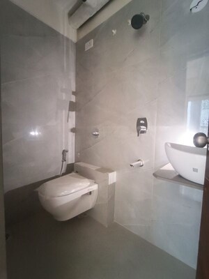 Bathroom in 3 BHK Apartment at Boa Vista CHS, Borivali West – for Rent