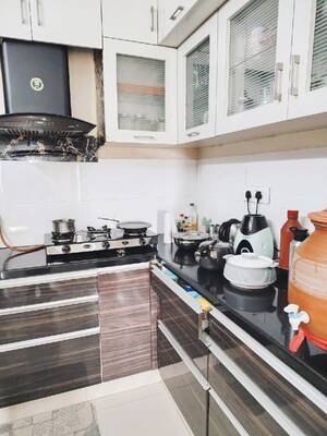 Kitchen in 2 BHK Builder Floor at Brahma Waterbay, Kalyani Nagar – for Rent