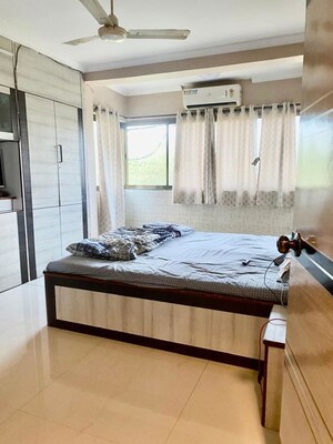 Bedroom in 1 BHK Apartment at Mayuresh Residency Mumbai, Bhandup West – for Rent