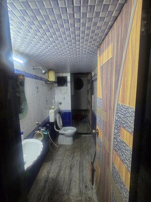 Bathroom in 1 BHK Apartment at Mahadev Samarth Garden, Bhandup West – for Rent