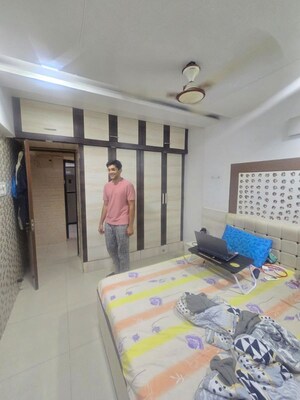 Bedroom in 1 BHK Apartment at Mahadev Samarth Garden, Bhandup West – for Rent