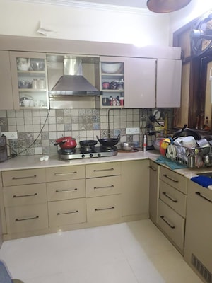 Kitchen in 3 BHK Builder Floor at Chittaranjan Park – for Rent