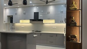 Kitchen in 6 BHK Villa at Gomti Nagar – for Rent