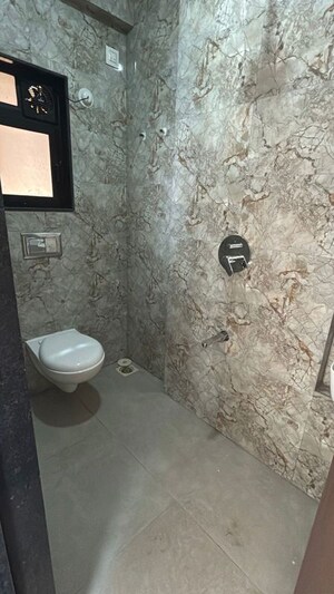 Bathroom in 1 BHK Apartment at Runwal Gardens, Dombivli East – for Rent