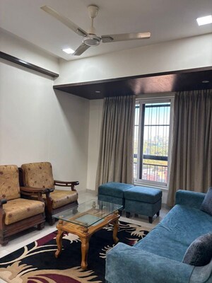 Living Room in 2 BHK Apartment at Satellite Royale, Goregaon East – for Rent