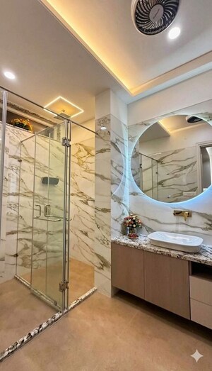 Bathroom in 4 BHK Villa at Mansarovar Extension – for Sale