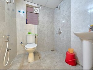 Bathroom in 2 BHK Apartment at Siddha Happyville, Rajarhat New Town – for Rent