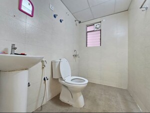 Bathroom in 2 BHK Apartment at Siddha Happyville, Rajarhat New Town – for Rent