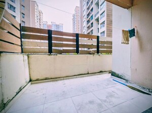 Balcony in 2 BHK Apartment at Siddha Happyville, Rajarhat New Town – for Rent