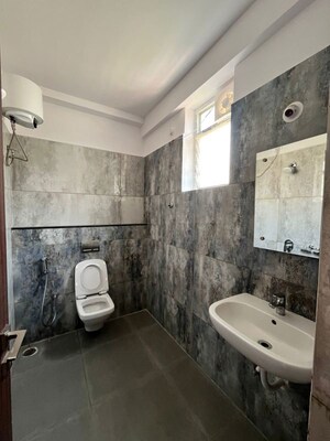 Bathroom in 3 BHK Apartment at Greenmark Galaxy, Kondapur – for Rent
