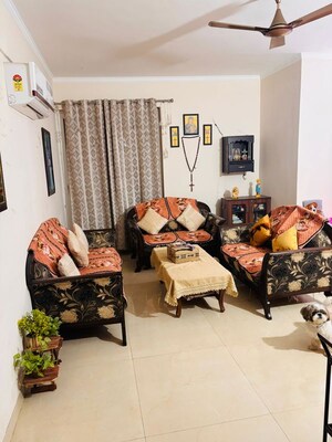 Living Room in 4 BHK Apartment at Affinity Greens, International Airport Road – for Rent