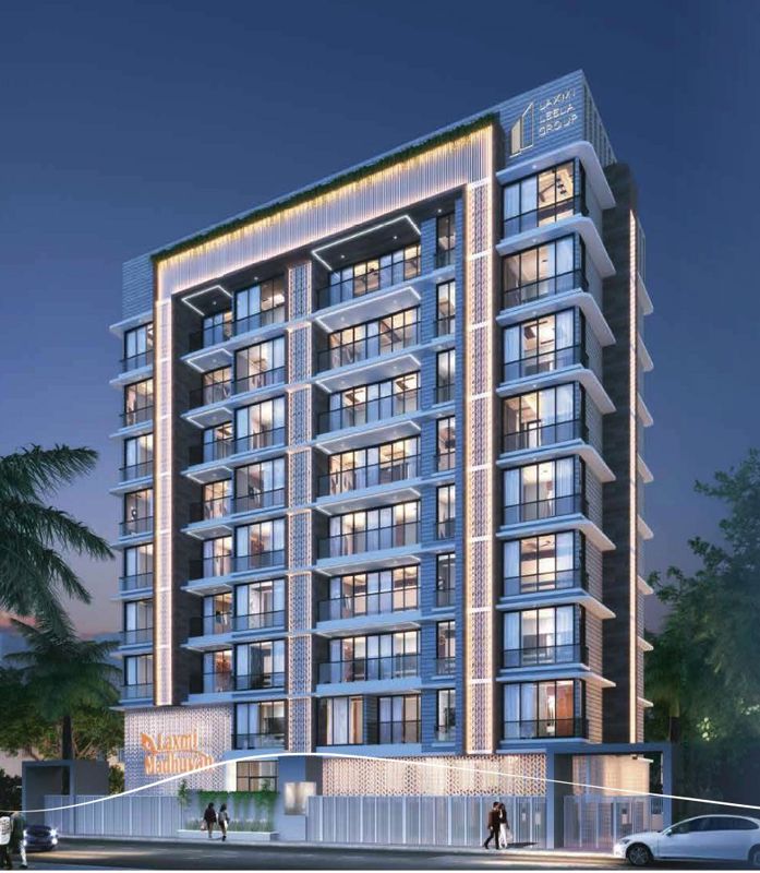 2 BHK + Pooja Room,Servant Room,Study Room,Extra Room 737 Sq.Ft. Apartment in Laxmi Madhuvan