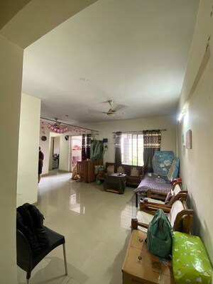 Living Room in 2 BHK Apartment at Manav Silver Skyscapes, Wakad – for Rent