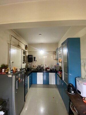 Kitchen in 2 BHK Apartment at Manav Silver Skyscapes, Wakad – for Rent