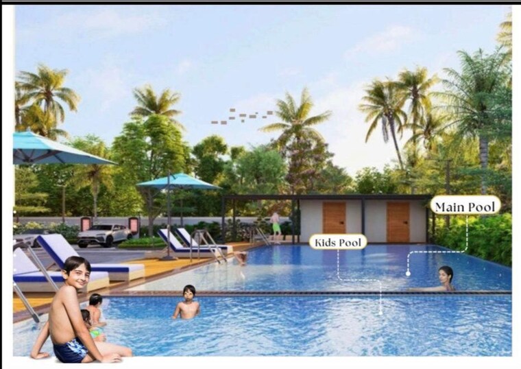 Swimming Pool, slv-golden-towers 3 Bedroom 1350 Sq.Ft. Apartment In Yelahanka Bangalore 10194884