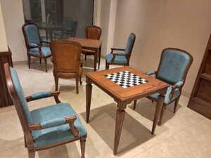 Dining area in 4 BHK Apartment at Pir Machalla – for Sale