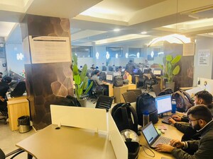 Team Area in  Office Space at Okhla Industrial Estate Phase 3 – for Rent