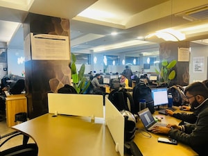 Team Area in  Office Space at Okhla Industrial Estate Phase 3 – for Rent