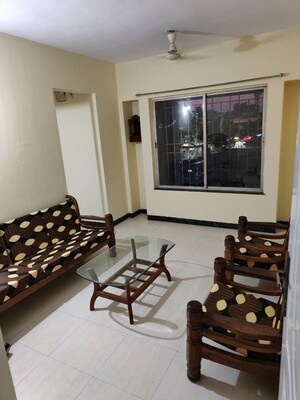 Living Room in 1 BHK Apartment at Pentagon Fortune East, Kharadi – for Rent