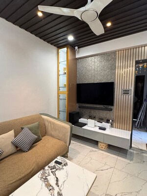 Living Room in 3 BHK Apartment at Srijan Natura, New Alipore – for Sale